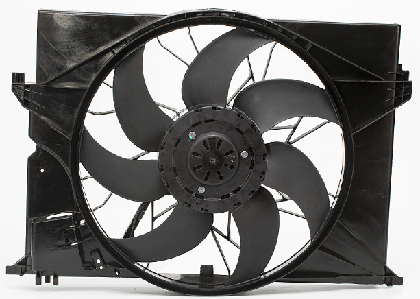Mercedes-Benz Cooling Fan Assembly W221 600W W221